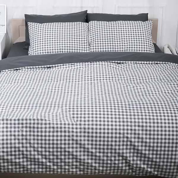 Фото - Пододеяльник полуторный евро Moon&Star Ranforce Elite Gray Square 160x220 см (MS-870000416)