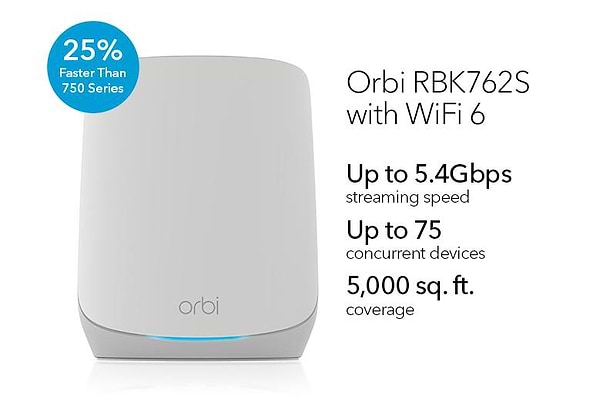 Фото - MESH система WiFi6 Netgear RBK762S-100EUS