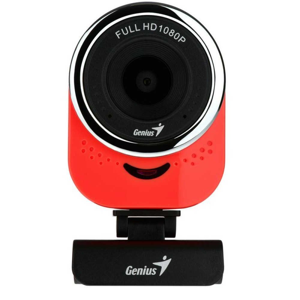 Веб-камера для компьютера Genius Qcam-6000 Full HD Red (32200002408) - Фото 1