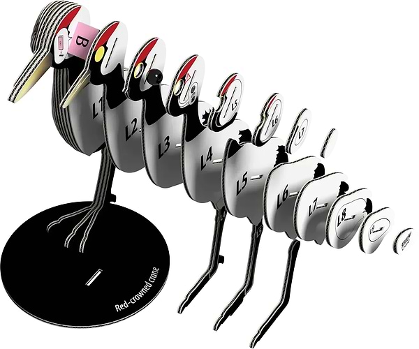 Фото - 3D пазли EUGY Зоопарк: Лелека (XEG-125)