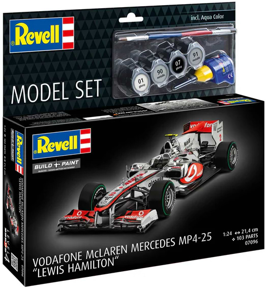 Фото - Набір для моделювання техніки Revell набір McLaren Mercedes MP4-25 Льюїс Гамільтон (RVL-67096)