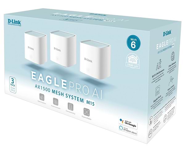 Фото - MESH система WiFi6 D-Link M15-3 (3-Pack)