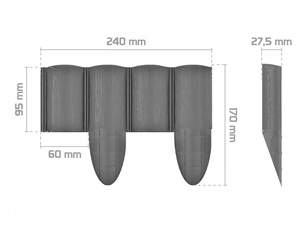 Фото - Бордюр садовый Cellfast 4 Eco (34-033)