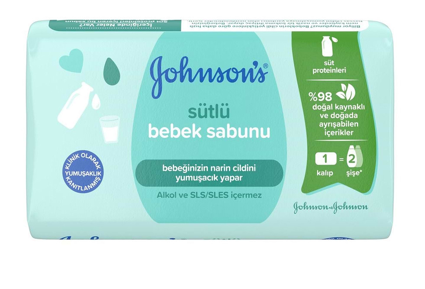 Мило кускове дитяче Johnson’s Baby Молоко 90 г (3574661642932)