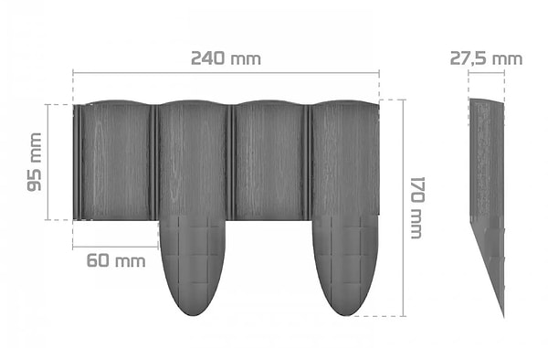 Фото - Бордюр садовый Cellfast 4 Eco (34-032)