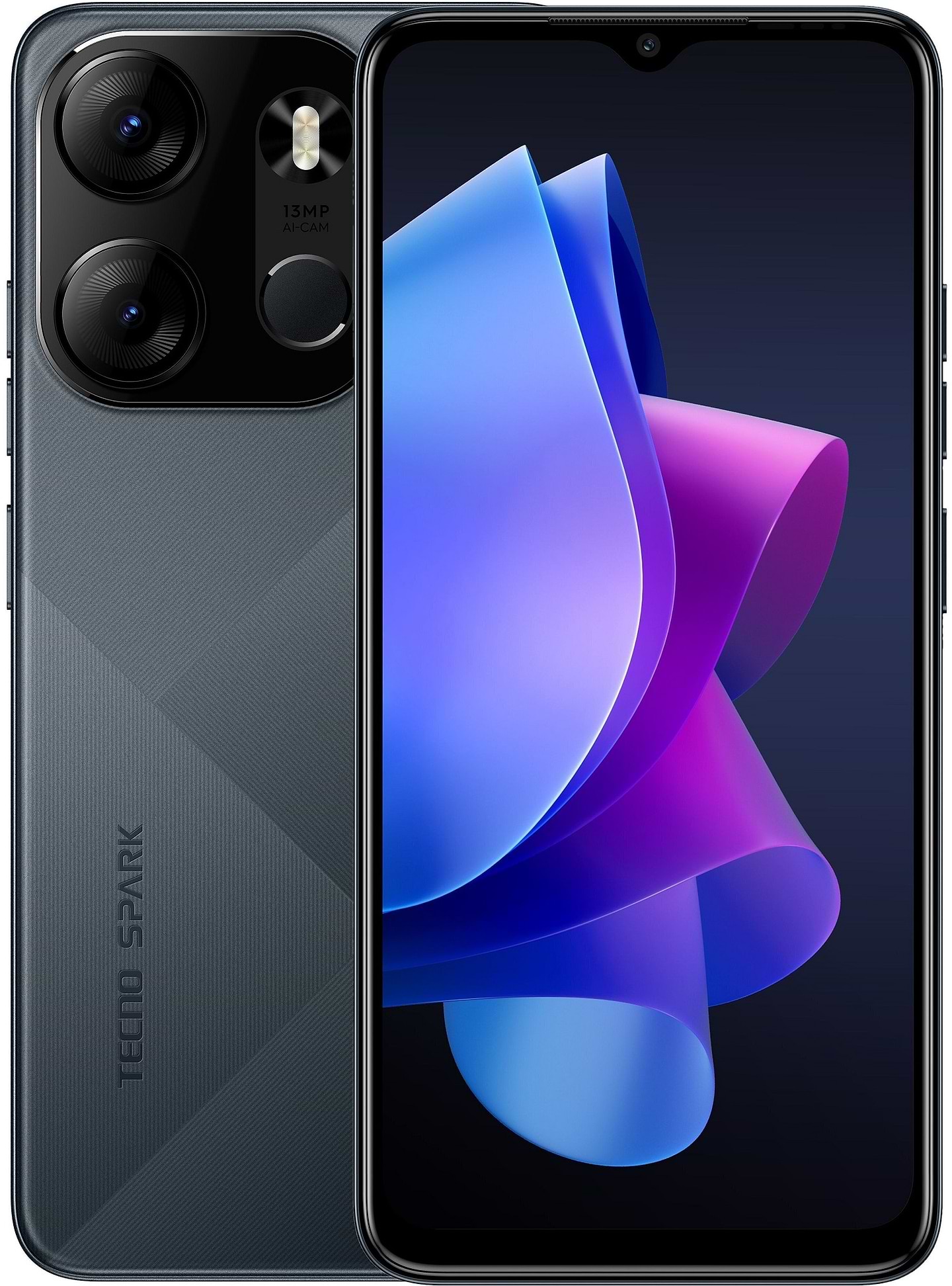 Смартфон Tecno Spark Go 2023 3/64Gb Endless Black (BF7n) - Фото 1