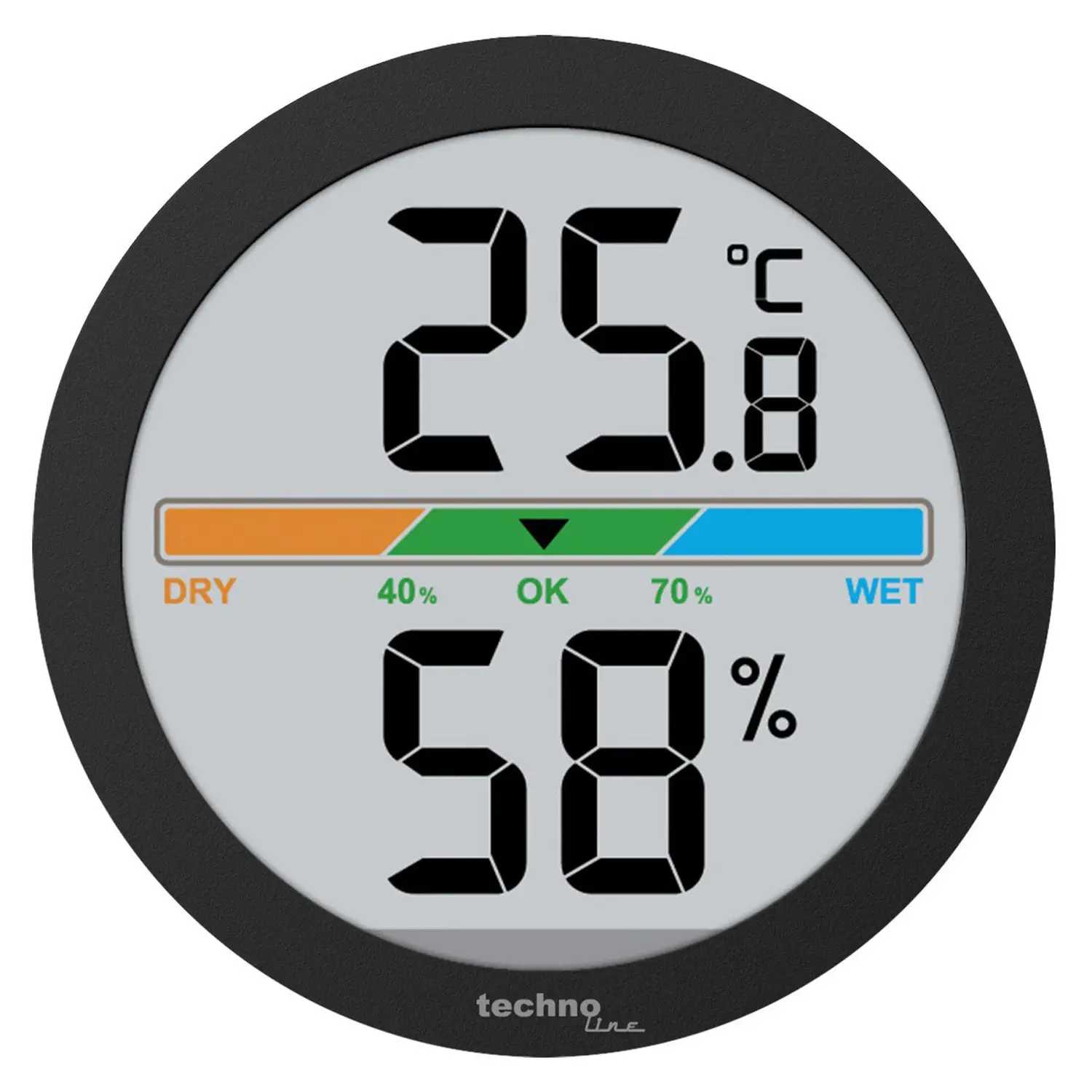 Термогігрометр Technoline WS9418 Black