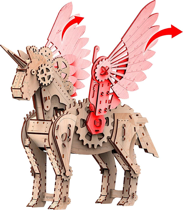 Фото - 3D пазли Mr.Playwood Єдиноріг S (10604)