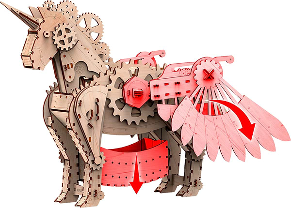 Фото - 3D пазли Mr.Playwood Єдиноріг S (10604)