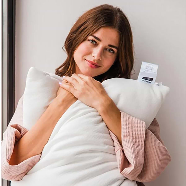 Фото - Подушка стандартна MirSon антиалергенна №761 Julia Eco-soft середня 60х60 см (2200001485969)