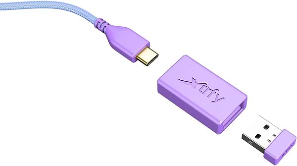 Фото - Миша бездротова ігрова Xtrfy M8 WIRELESS Frosty Purple (M8W-RGB-PURPLE)