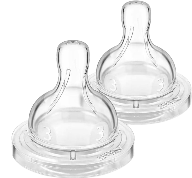 Средний поток соска детская силиконовая Philips SCY763/02 - Фото 1