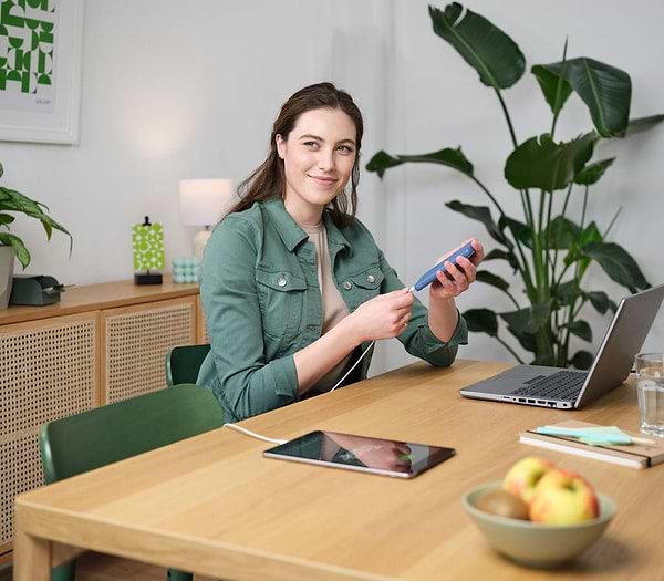Фото - Батарея мобільна Trust Primo Eco 10000 mAh Blue (25028)