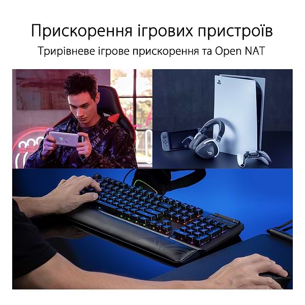 Фото - MESH система WiFi6 Asus ROG Rapture GT6 White (1-Pack)