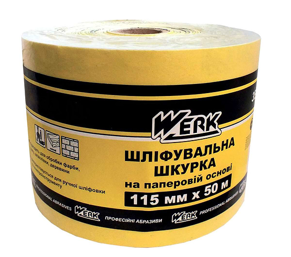 Фото - Стрічка шліфувальна Werk 115 ммх50 м (WE107030/5131101)