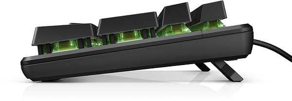 Фото - Клавіатура дротова ігрова HP Pavilion Gaming 550 RGB 104key Red Hybrid USB (9LY71AA) Black