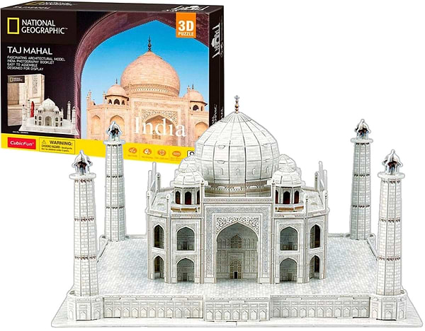 Фото - 3D пазлы Cubic Fun National Geographic "Тадж-Махал" (DS0981h) Фото - 3D пазлы Cubic Fun National Geographic "Тадж-Махал" (DS0981h)