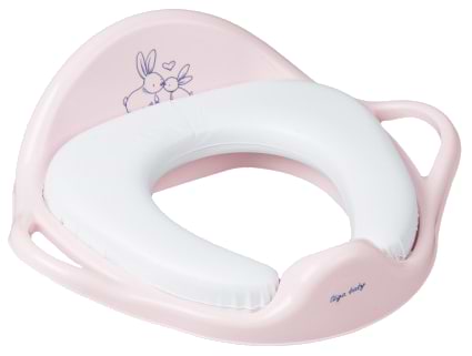 Купить Детская накладка на унитаз мягкая Tega Baby Зайчики Светло-розовый (KR-020-104) - Фото 1 Детская накладка на унитаз мягкая Tega Baby Зайчики Светло-розовый (KR-020-104) - Фото 1