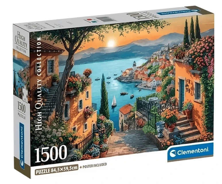 Пазли (8 +) Clementoni Колекція високої якості Сходи до гавані 1500 ел. (31729)