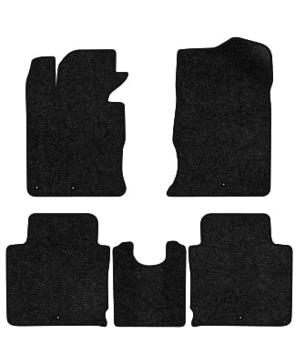 Килимки ворсові в салон авто EVAtech Standard для Hyundai Grandeur (HG) 2011-2017 5 покоління Sedan Korea чорний кант HY43648C5LA5VEB