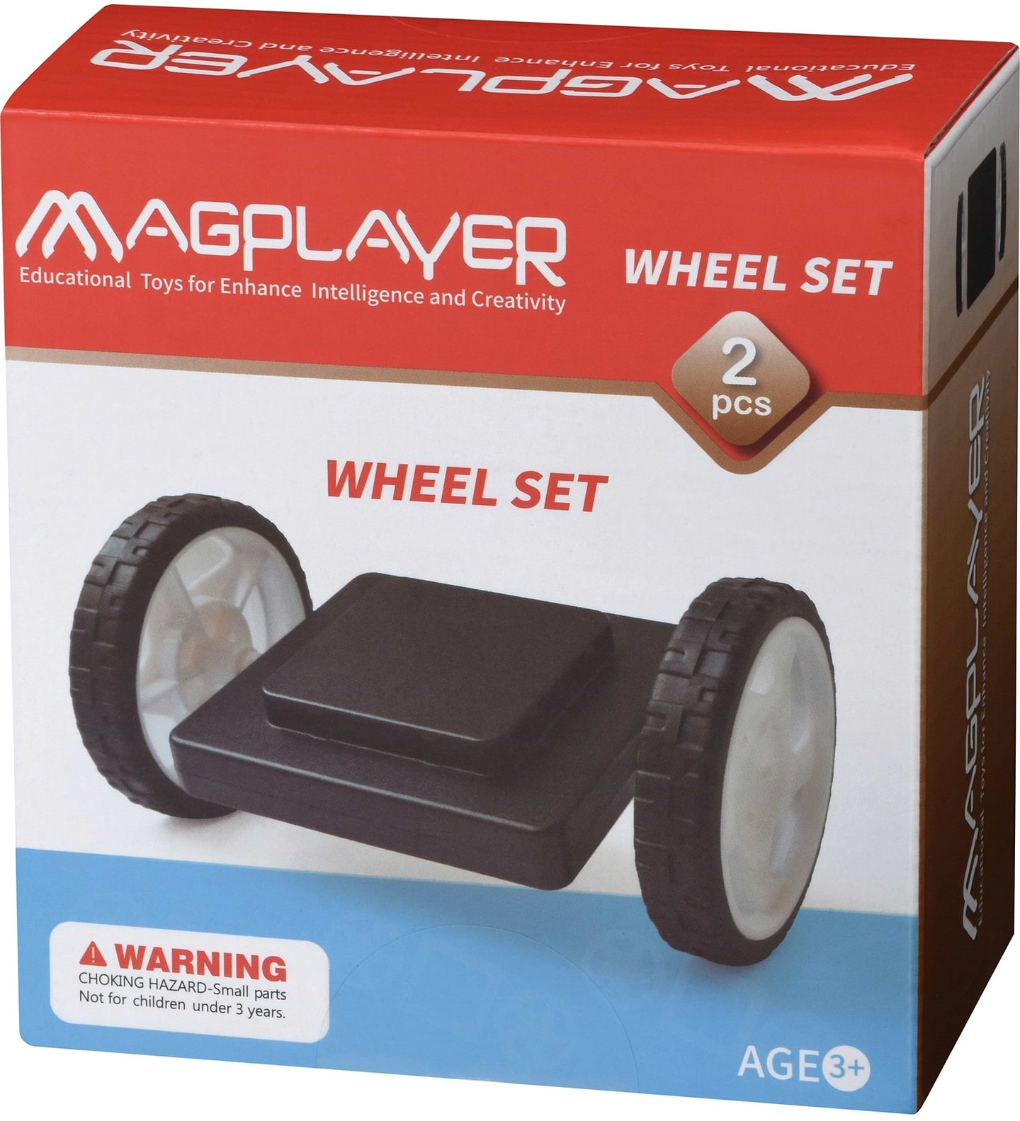 Магнітний конструктор Magkiss Платформа На Колесах 2 ел. (MPB-2)