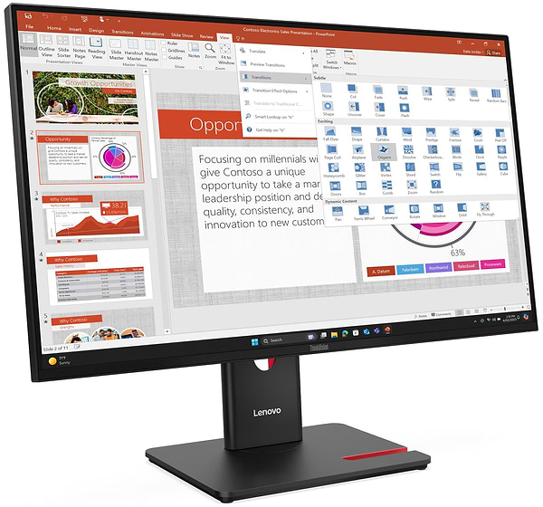 Фото - Монітор Lenovo ThinkVision T27-40 (64A5MAT6UA)