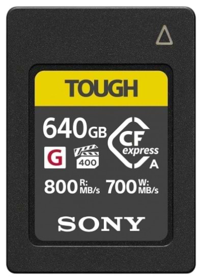 Фото - Карта пам'яті Sony CFexpress Type A  640GB R800/W700 Tough (CEAG640T.SYM)