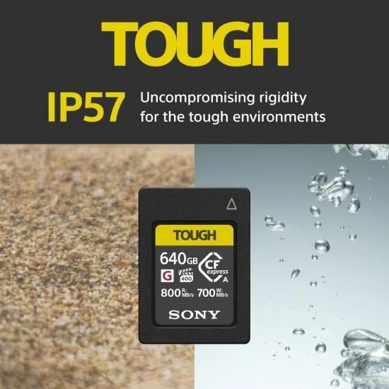 Фото - Карта пам'яті Sony CFexpress Type A  640GB R800/W700 Tough (CEAG640T.SYM)