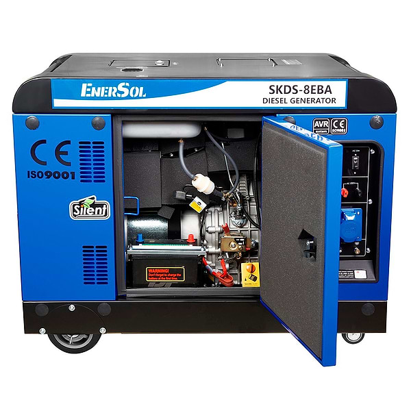 Фото - Генератор дизельный EnerSol SKDS-8EBA