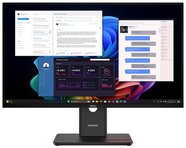 Фото - Монитор Lenovo T27UD-40 (64AFGAT2UA)