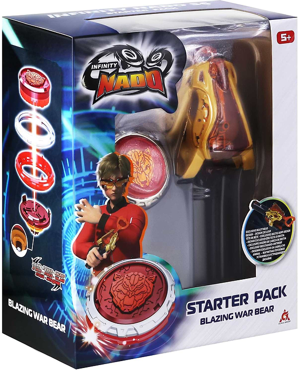 Фото - Волчок Auldey Infinity Nado VI серия Starter Pack Blazing War Bear (EU654112) Фото - Волчок Auldey Infinity Nado VI серия Starter Pack Blazing War Bear (EU654112)