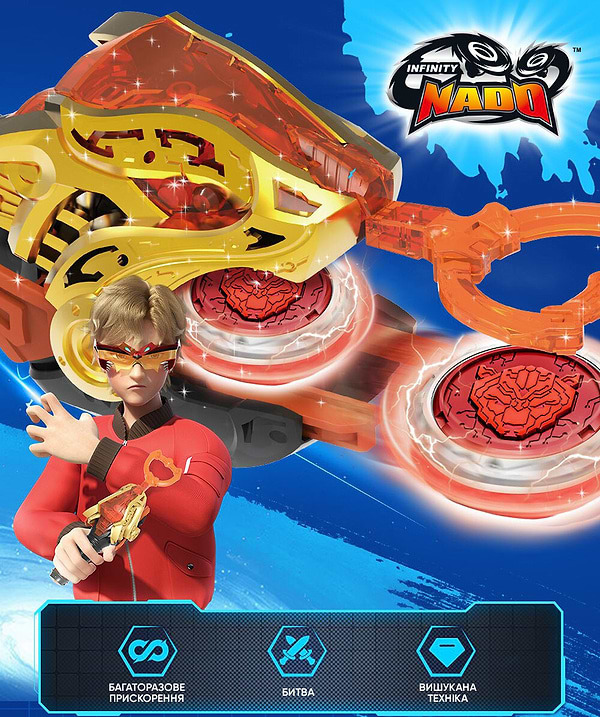 Фото - Волчок Auldey Infinity Nado VI серия Starter Pack Blazing War Bear (EU654112)