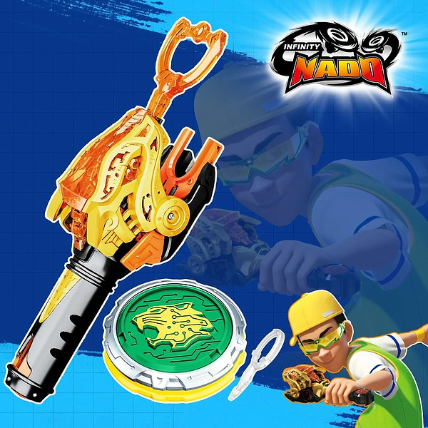 Фото - Волчок Auldey Infinity Nado VI серия Starter Pack Lighting Leopard (EU654114)