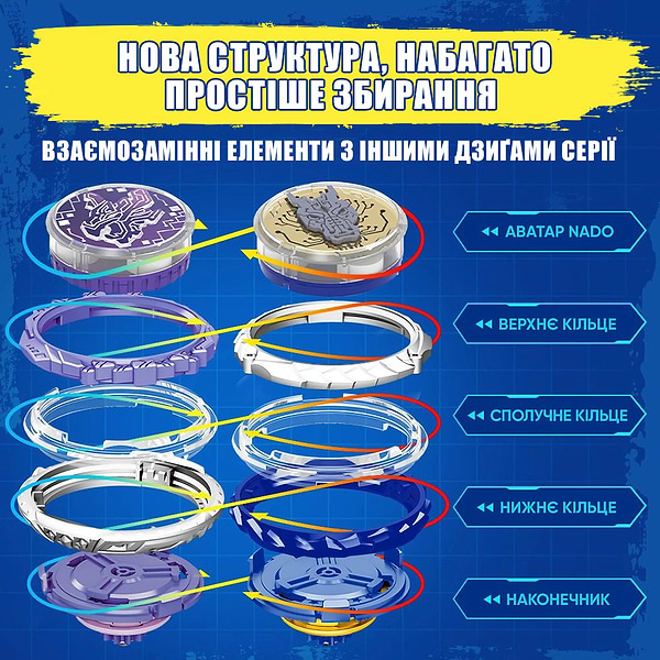 Фото - Дзига Auldey Infinity Nado VI серія Standard Pack Dream World Magic Dragon (EU654127)