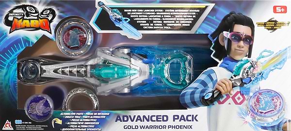 Фото - Волчок Auldey Infinity Nado VI серія Advanced Pack Gold Warrior Phoenix (EU654133)