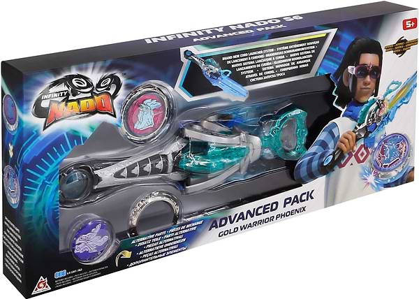 Фото - Волчок Auldey Infinity Nado VI серія Advanced Pack Gold Warrior Phoenix (EU654133)
