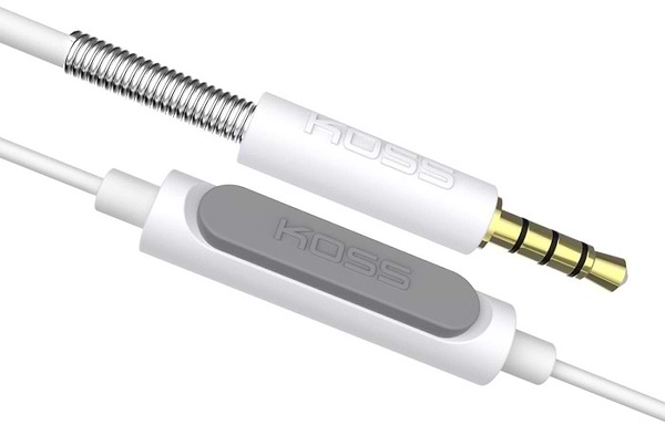 Фото - Наушники накладные проводные Koss KPH30iW On-Ear Mic White