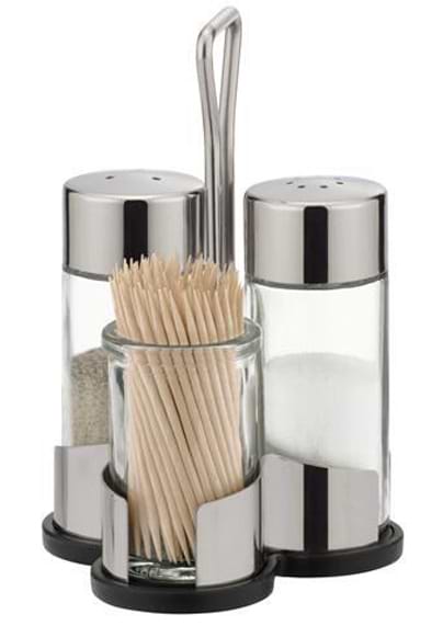 Набір ємностей для спецій і приправ tescoma 650322 Club + для зубочисток