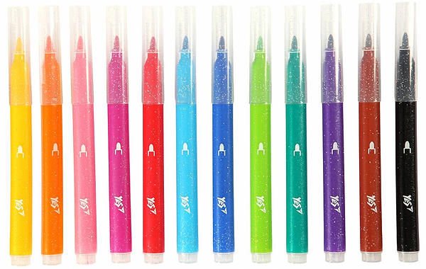 Фото - Фломастеры YES 12 цветов "Minecraft.Spring", глитер (650587)