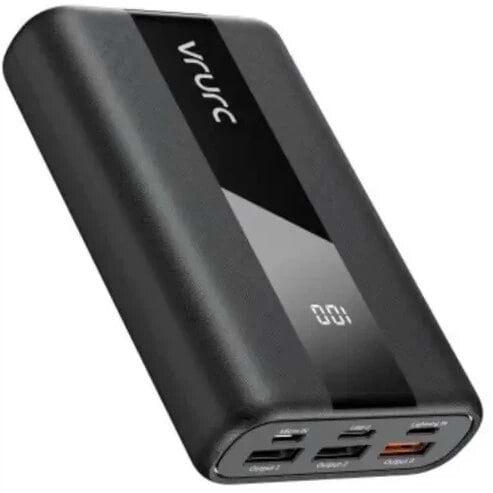 Купить Батарея мобильная Vrurc T2055 20000mAh 22.5W (D9A-SL-2055BLACK-DE) Black - Фото 1 Батарея мобильная Vrurc T2055 20000mAh 22.5W (D9A-SL-2055BLACK-DE) Black - Фото 1