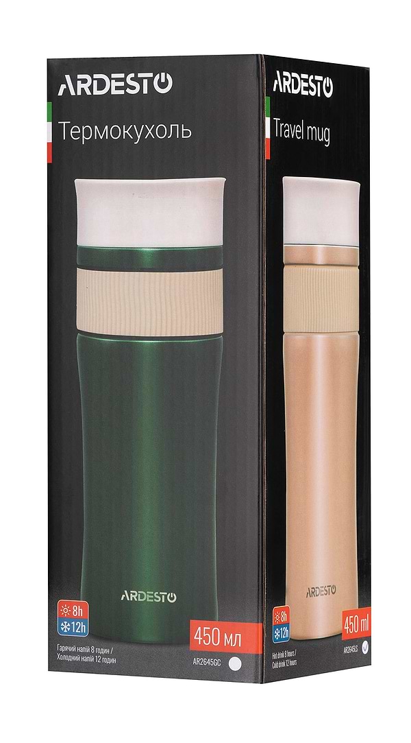 Фото - Термокружка Ardesto CaldoCup 450 мл (AR2645LS)