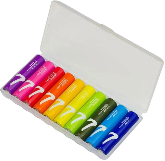 Батарейка тип AAA CUKTECH AAA rainbow alkaline battery plastic case 10 шт. B07 (CUKAAB07CNMX)