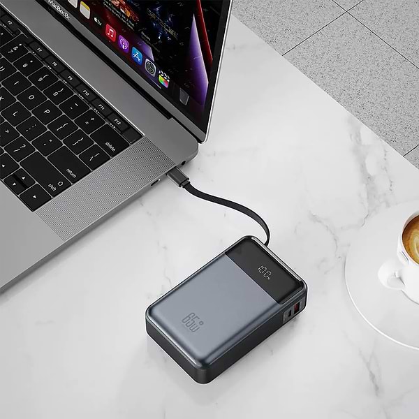 Фото - Батарея мобільна XO PR267.gray 20000mAh