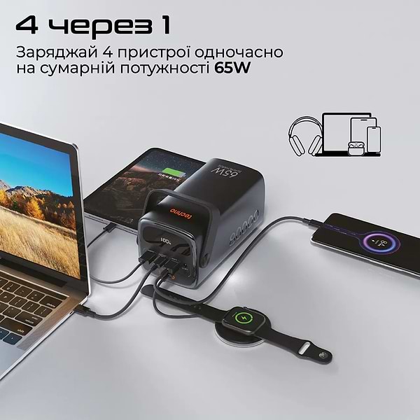 Фото - Батарея мобильная Techno 80000mAh (powerbank-80)