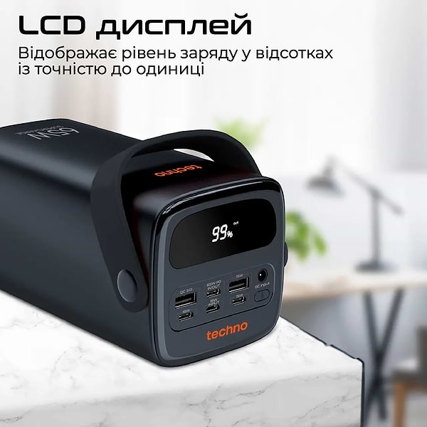 Фото - Батарея мобильная Techno 80000mAh (powerbank-80)