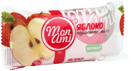 Тверде мило Mon Ami Яблуко 60 г (4820195501764) - Фото 1