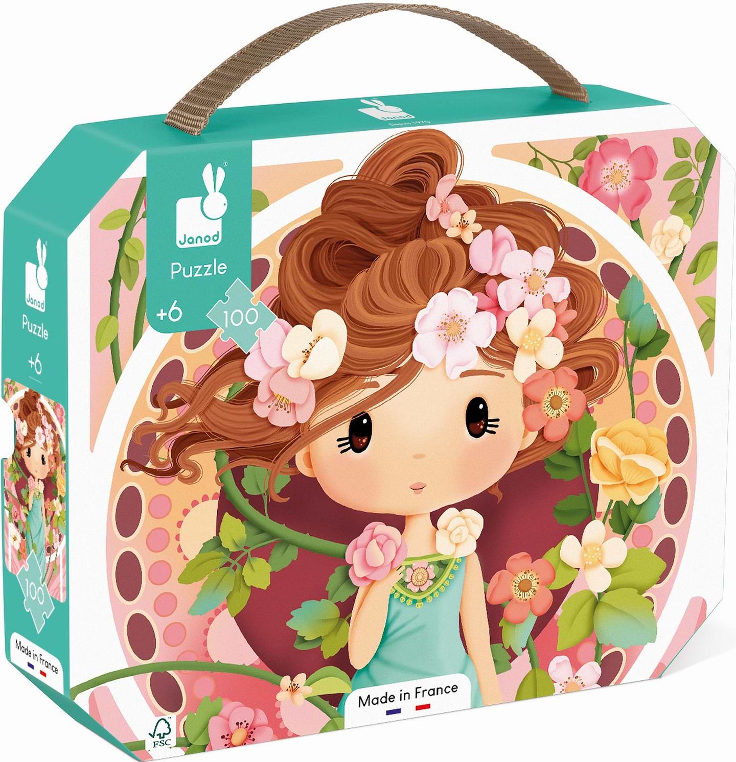 Пазли (5-7 років) Janod Мухи 100 шт. (J02578) - Фото 1