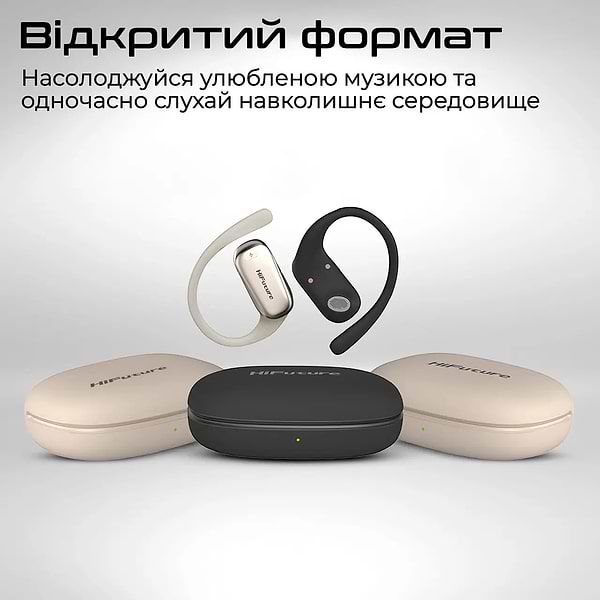 Фото - Навушники вкладиші бездротові TWS HiFuture sonify.black