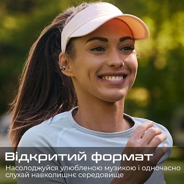 Фото - Навушники вкладиші бездротові TWS HiFuture flexclip.black