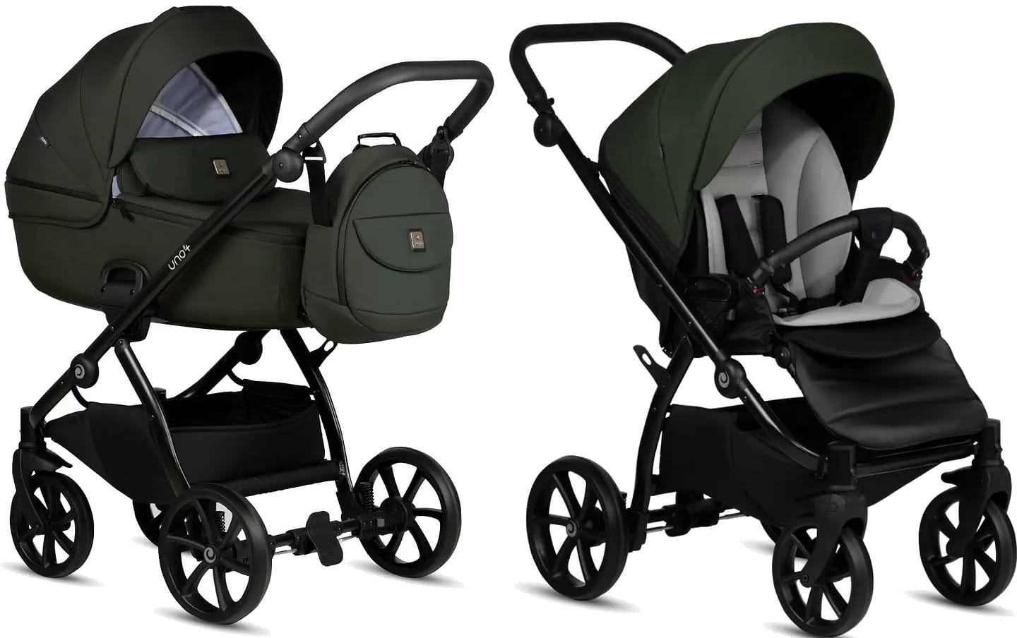Коляска універсальна 2 в 1 Tutis Uno5 plus ESSENTIAL COLLECTION Pistacchio